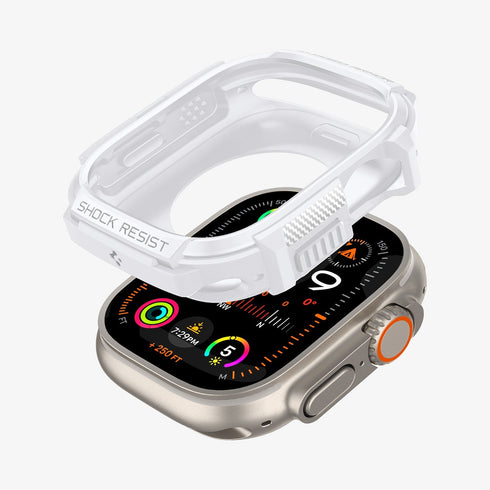 ACS05456 - Apple Watch Series (Apple Watch (49mm)) in matte black showing the front